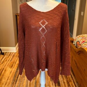 Rust colored sweater size S/M